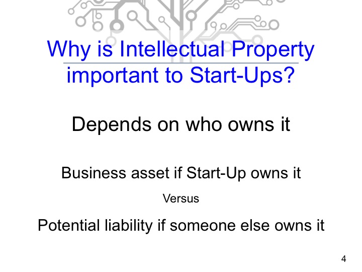 Why is Intellectual Property (IP) important to Start Up Companies?